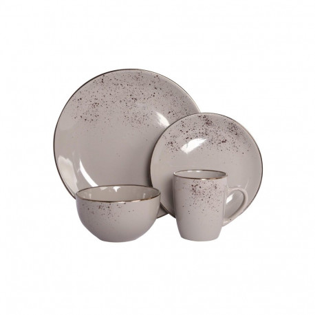 kauss täpiline pruun 13,8cm 636ml