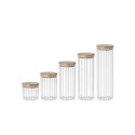 JAR STORAGE ROU GLA W BAM LID 0.7L