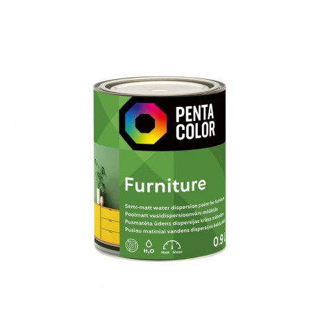PAINT PENTACOLOR FURNITURE SEM MATT 0.9L