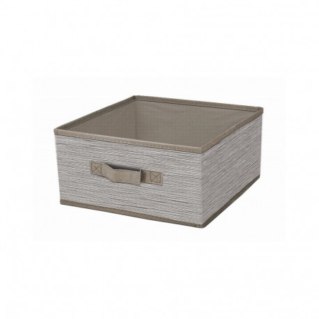 BOXSTORAGE 30X30X15 CM GREY TEXTILE