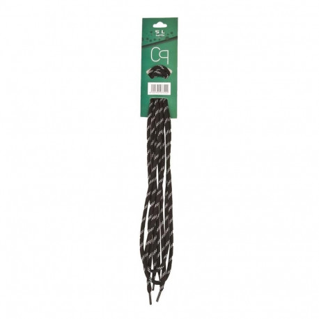 LACES SL BLACK-GRAY 110CM