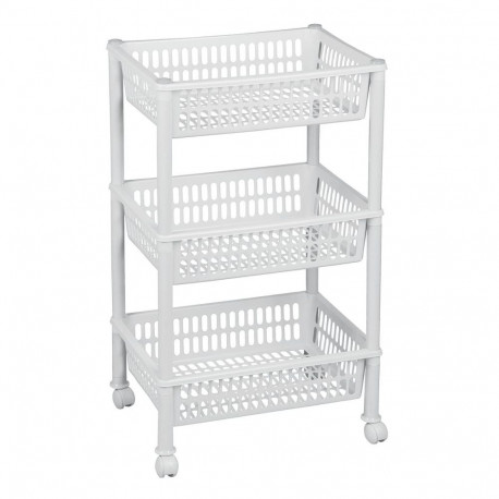TRIANGULAR TROLLEY W/3 BASKETS