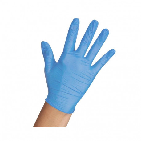 NITRILE GLOVES POWDER FREE L 100PCS