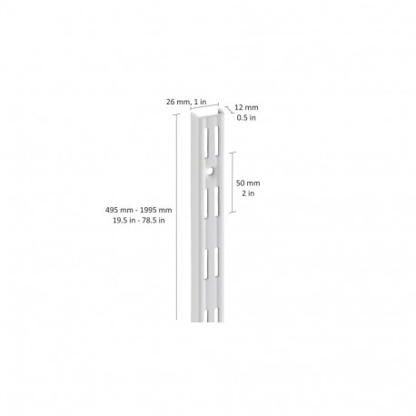 WALL püstine topeltsoon 1.995 mm must