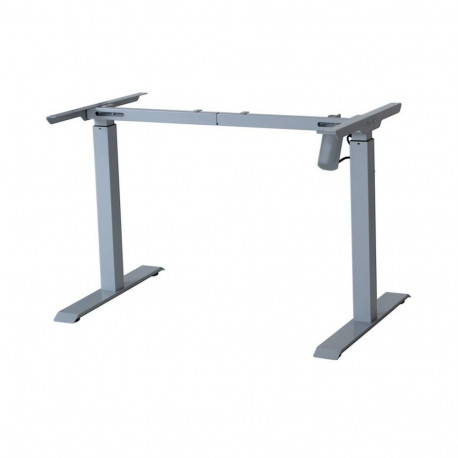 Büroolaua raam SUN-FLEX®DESKFRAME II, reguleeritava kõrgusega 70-117 cm, hõbe/hall