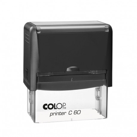 Tempel Colop Printer C60, must korpus, sinine padi