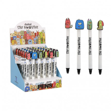 Kustutav pliiats STAY PAWSITIVE (36 tk)