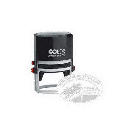 Stamp Printer Oval 55 black spare pad dry Colop