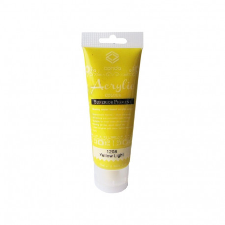 Akrüülvärv Grafitas 1208, helekollane, 75ml