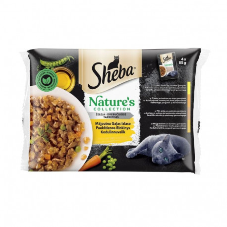 Sheba 4-pakk 85g Natures poultry