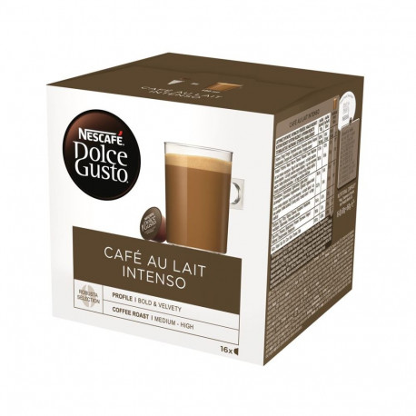NESCAFE, kohvikapslid Dolce Gusto, Cafe Au Lait Intenso, 16 tk, 160 g