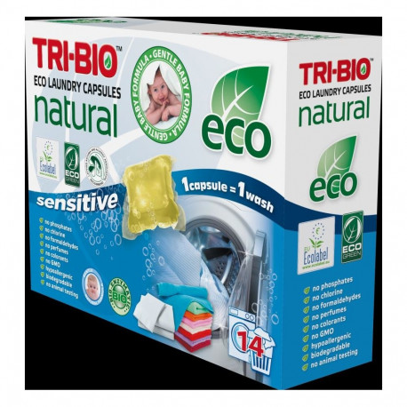 Geelkapslid Baby TRI-BIO, 14tk