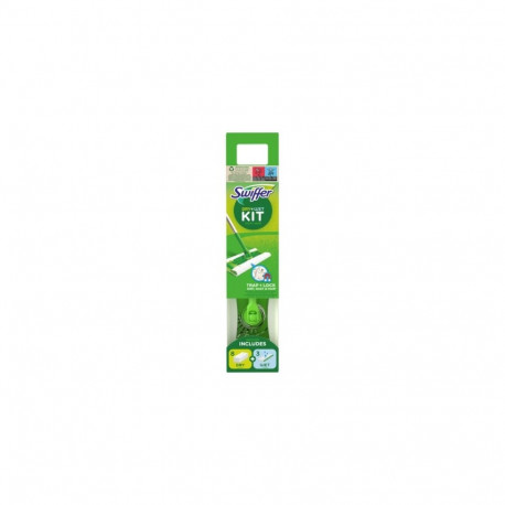 Põrandapuhastuskomplekt SWIFFER vars+puhastuslapid,kuivad 8tk,niisked 3tk