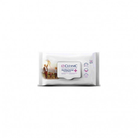 Salvrätikud antibakteriaalsed CLEANIC TRAVEL Pack (40 tk) (2 tk)