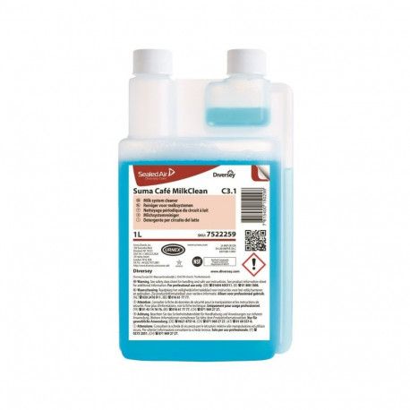 Piimasüsteemide puhastusvahend DIVERSEY Suma Café MilkClean C3.1 1L
