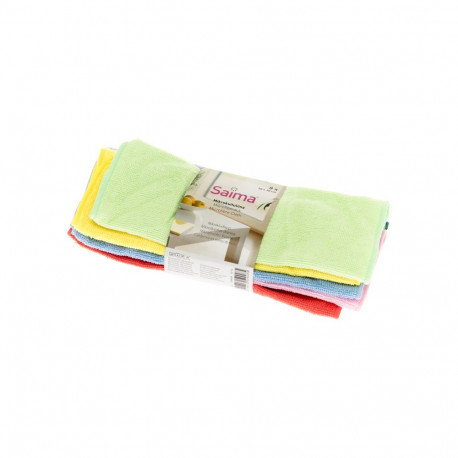 Puhastuslapp mikrokiust SAIMA 30x30cm, 8 tk, assortii