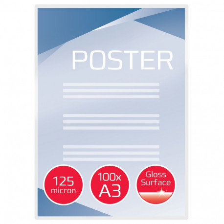 Lamineerimistaskud GBC A3 125Mic (100tk)