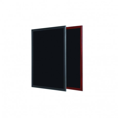 Kriiditahvel BI-OFFICE 90x60, must puitraam, must