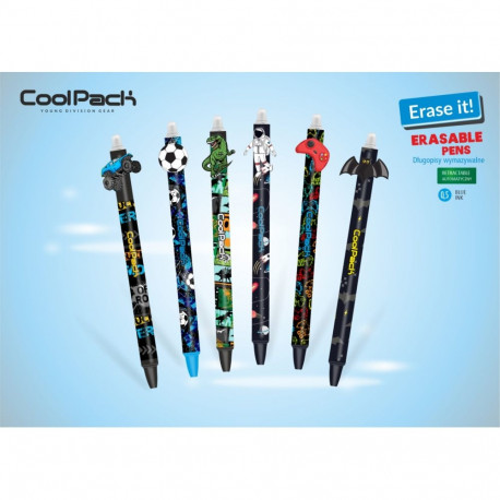 Tindipliiats COLORINO Boys Design 0,5mm, sinine, kustutatav (36 tk)