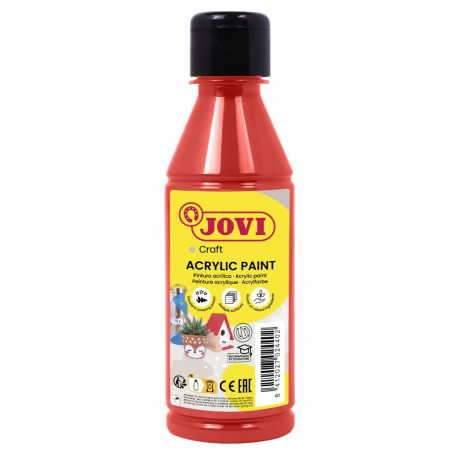 Akrüülvärv JOVI, 250ml, punane
