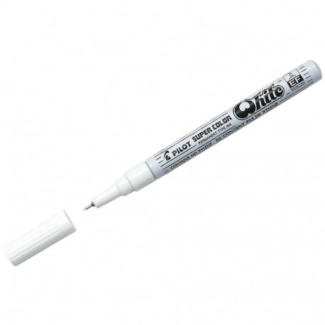 Marker permanentne PILOT Supercolour 1.0 mm,Fine  88018,valge