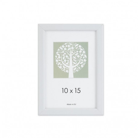 Pildiraam, plastik, 15 x 21 cm, valge