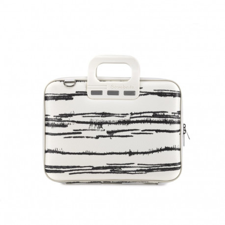 Sülearvutikott  Bombata 16', valge-mustaga