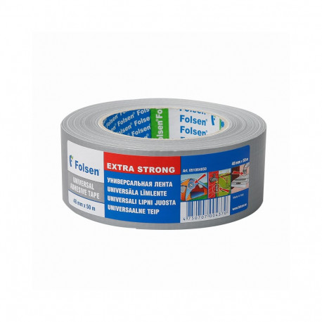 Teip FOLSEN Duct 48 mm x 50 m, niiskuskindel, hall