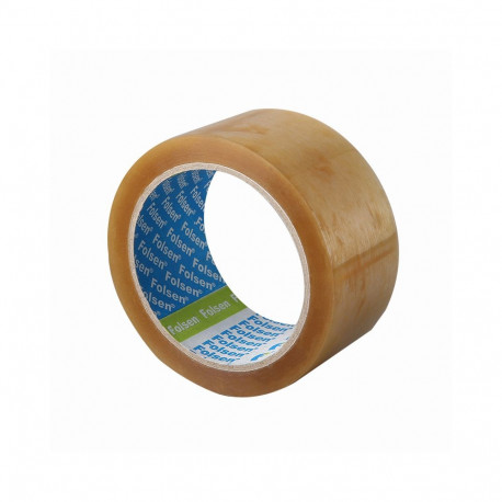Pakketeip FOLSEN, 48 mm x 66 m, läbipaistev