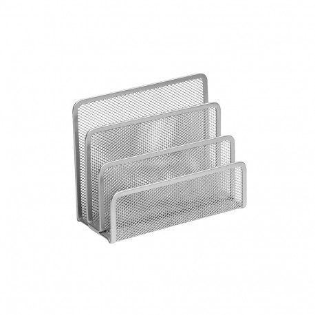 Paberialus Ico, metallvõrk, hõbedane  (17,5x8x14 cm)