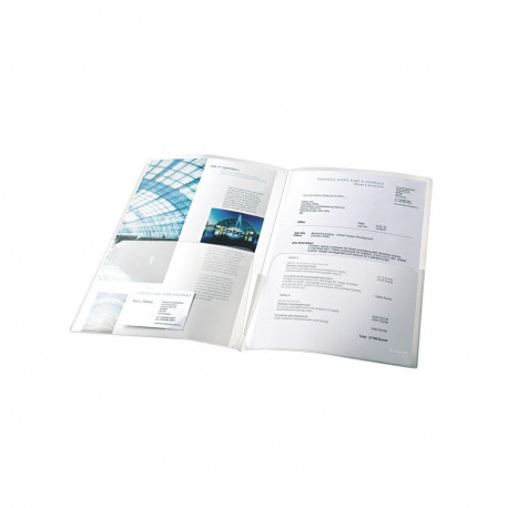 Dokumnedikaaned Esselte Double Sided 2xA4, läbipaistev, 5 tk