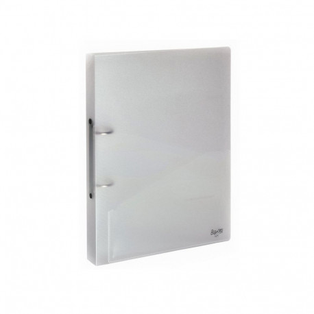 Rõngaskaaned Bantex A4, 2R, selg 35mm, plast, läbipaistev