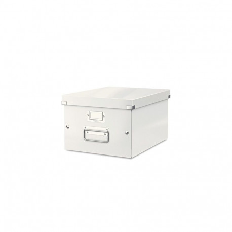 Arhiivikast Leitz Click'n'Store WOW A4, pärlmutter valge