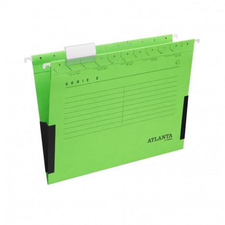 Rippkaaned E-SERIE Jalema A4 turvaribaga, roheline 3Re (2 tk)