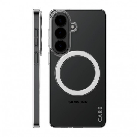 Kaitseümbris SL1M, Samsung Galaxy S26, läbipaistev, üliõhuke, Qi2/MagSafe ühilduv, CARE by PanzerGla