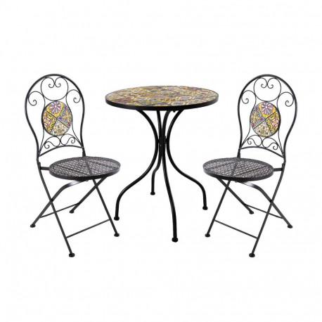 Rõdukomplekt MOROCCO laud ja 2 tooli
