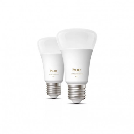Philips Hue WA 810 A60 2P EU | E27 | 6 W | White and colour light | Bluetooth and Zigbee