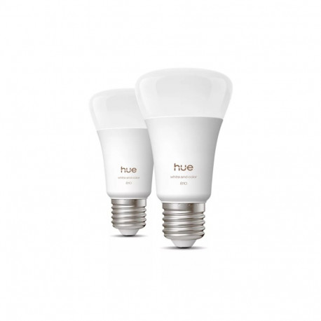 Philips Hue WCA 810 A60 2P EU | E27 | 6 W | valge ja värviline valgus | Bluetooth ja Zigbee