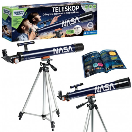 Naukowa Zabawa teleskoop NASA 300x poola keel Clementoni 50756