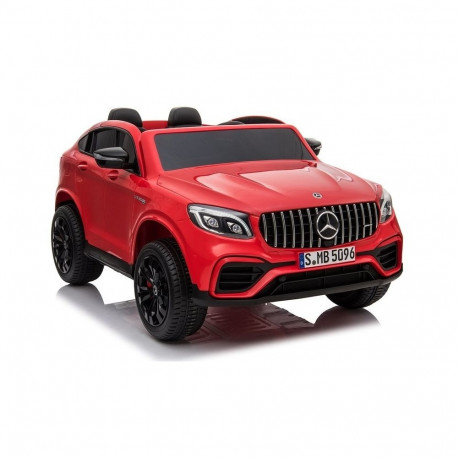 Mercedes elektriauto GLC 63S kahekohaline LED MP3, punane lakitud