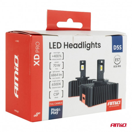 LED esipirnid 2tk D5S canbus