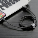 Baseus cable USB - Lightning Cafule 2A 3m, grey/black (CALKLF-RG1)