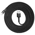 Baseus cable USB - Lightning Cafule 2A 3m, grey/black (CALKLF-RG1)