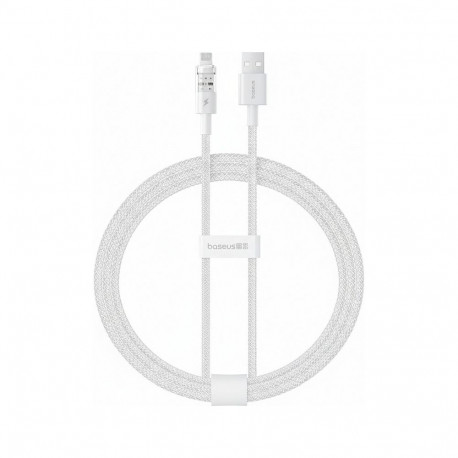 "Baseus Silky Series Ladekabel USB auf iP 2.4A 1m Weiß"