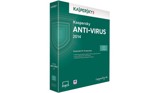 Kaspersky Anti-Virus 2014 1 user