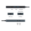 "D TARGUS HyperDrive Flex 8 Port USB-C Hub Black"