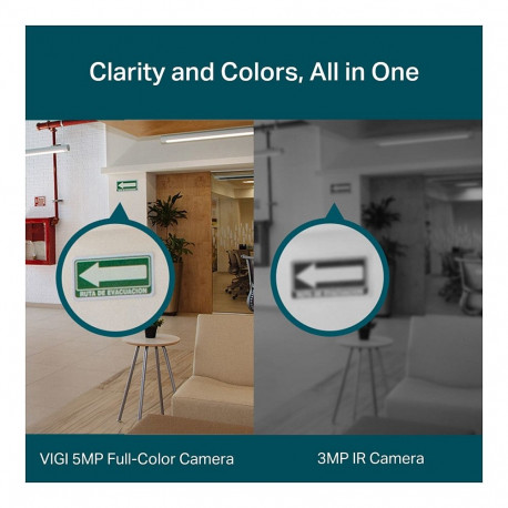 TP-Link Omada VIGI C450(4mm) 5MP täisvärviline turret IP-kaamera