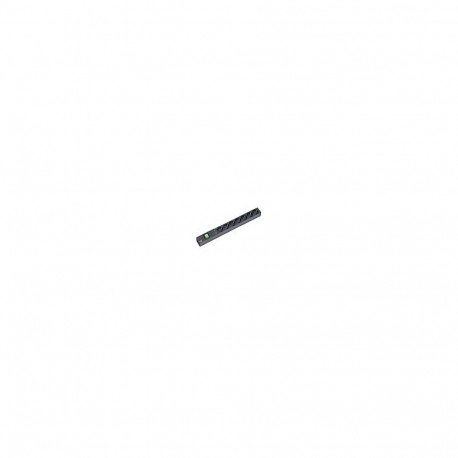 Bachmann 48,26 cm 19-tolline 7-pesaga ülepingekaitse ja lülitiga pistikupesa paneel, must