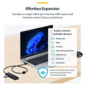 "StarTech 4-PORT USB-A HUB 5GBPS"