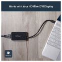 "D StarTech USB 3 TO HDMI W/ USB HUB"